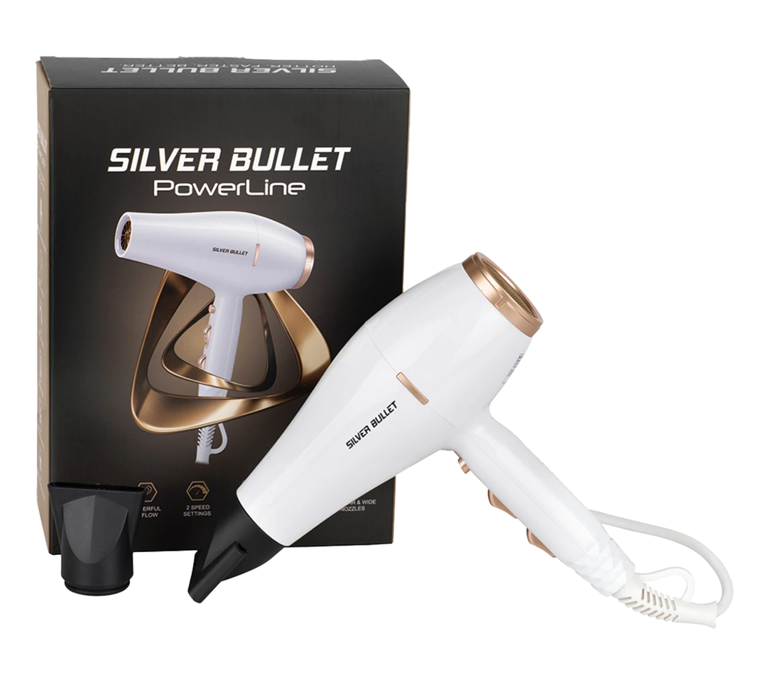 Silver Bullet Powerline Hair Dryer 3 Silver Bullet Powerline Hair Dryer - Image 2